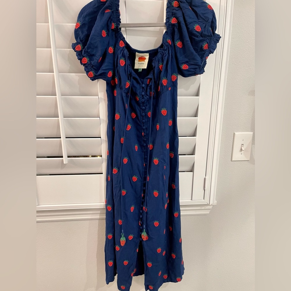 Farm Rio strawberry dress